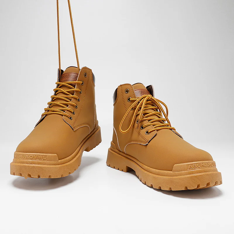 Herren Robuste Schnürboots aus hochwertigem Leder mit rutschfester Sohle Heidi Mode - Image 4
