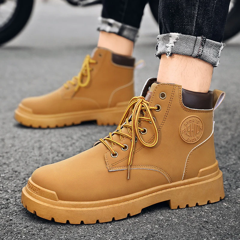 Herren Robuste Schnürboots aus hochwertigem Leder mit rutschfester Sohle Heidi Mode - Image 7