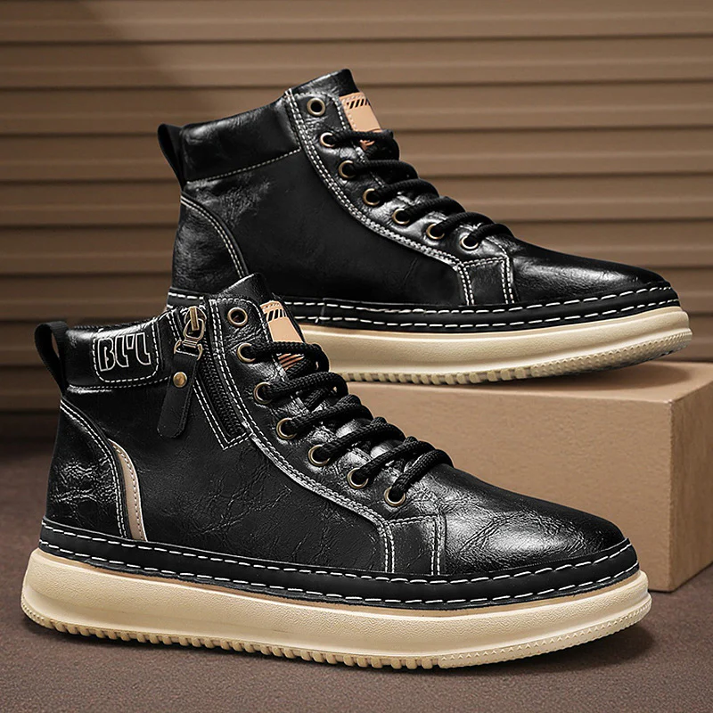 Herren Robuste Schnürboots mit isolierter Fütterung und rutschfester Sohle Heidi Mode - Image 2