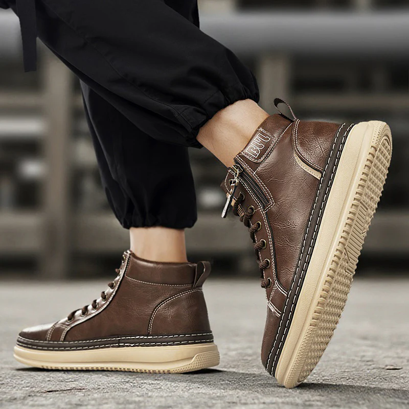 Herren Robuste Schnürboots mit isolierter Fütterung und rutschfester Sohle Heidi Mode - Image 4