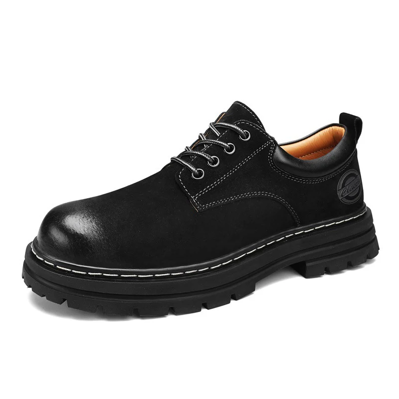 Herren robuste Schnürschuhe mit rutschfester Profilsohle und atmungsaktivem Obermaterial Heidi Mode - Image 5