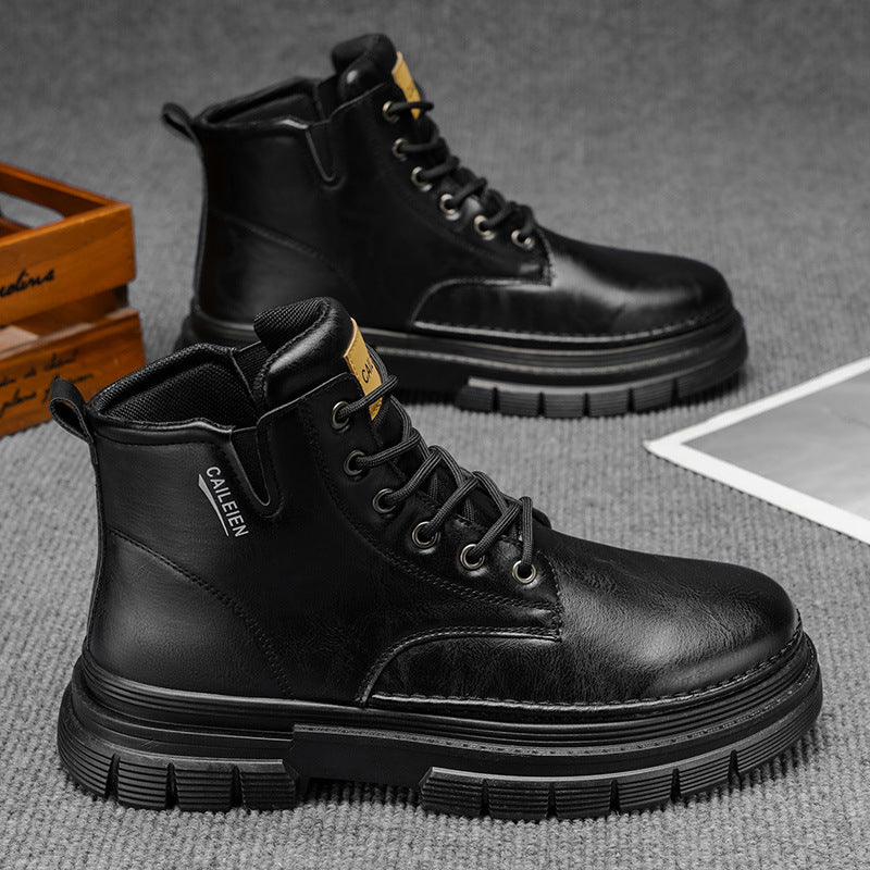 Herren Robuste Stiefeletten mit rutschfestem Sohlenprofil und warmem Innenfutter Heidi Mode - Image 7