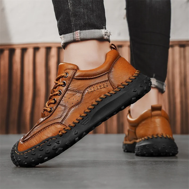 Herren robuste und vielseitige Freizeitschuhe mit griffiger Profilsohle Heidi Mode - Image 4