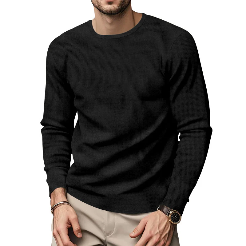 Herren Rundhals Pullover mit strukturiertem Design und modischem Schnitt Heidi-Mode - Image 6