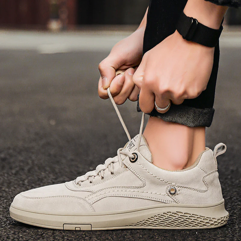 Herren Sneakers mit weichem Wildleder und atmungsaktiven Einsätzen Heidi Mode - Image 6