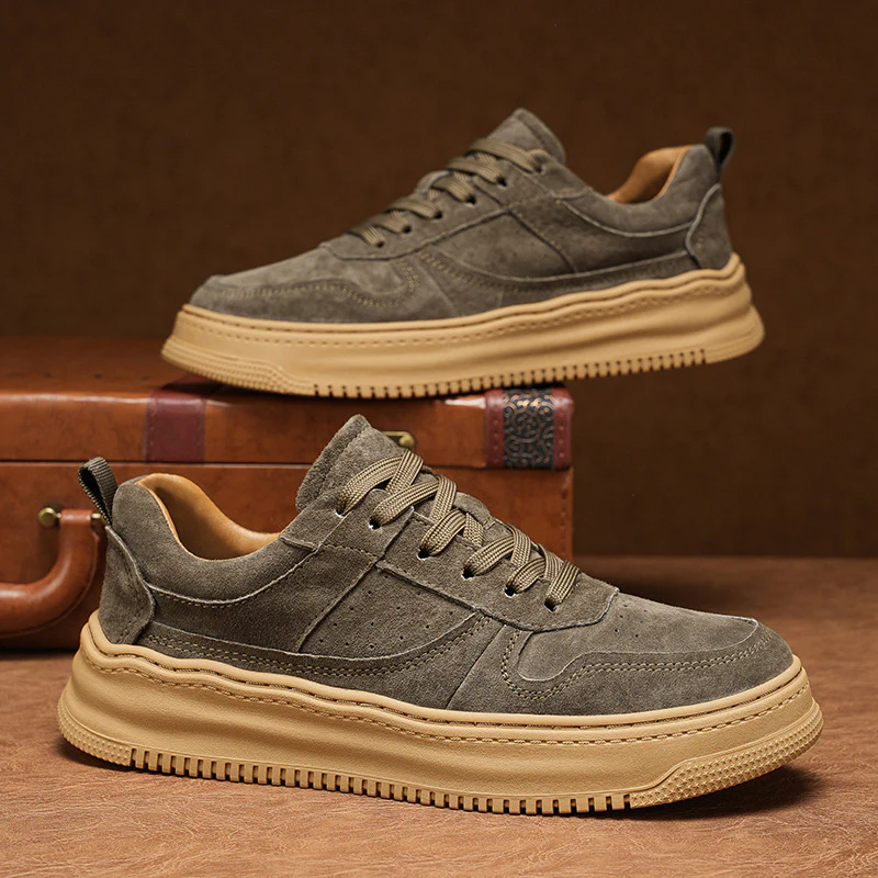 Herren Sneakers von hochwertigem Wildleder mit dämpfender Sohle Heidi Mode - Image 2