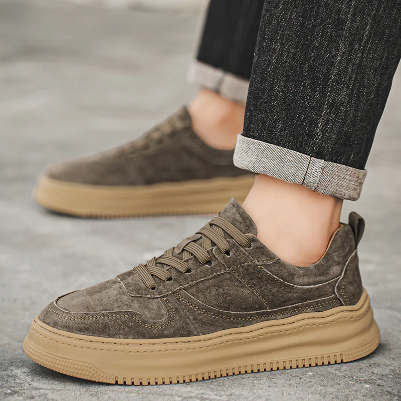 Herren Sneakers von hochwertigem Wildleder mit dämpfender Sohle Heidi Mode - Image 3