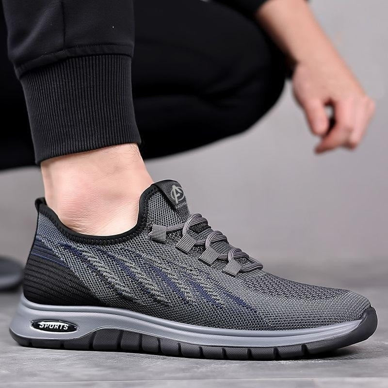 Herren Sportliche Freizeitschuhe mit atmungsaktivem Mesh-Obermaterial Heidi Mode - Image 4