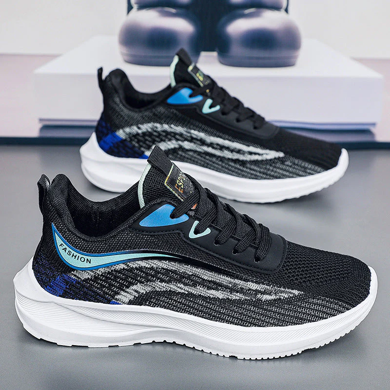 Herren Sportliche Sneaker mit Atmungsaktiver Mesh-Oberfläche und Dämpfender Sohle Heidi-Mode - Image 3
