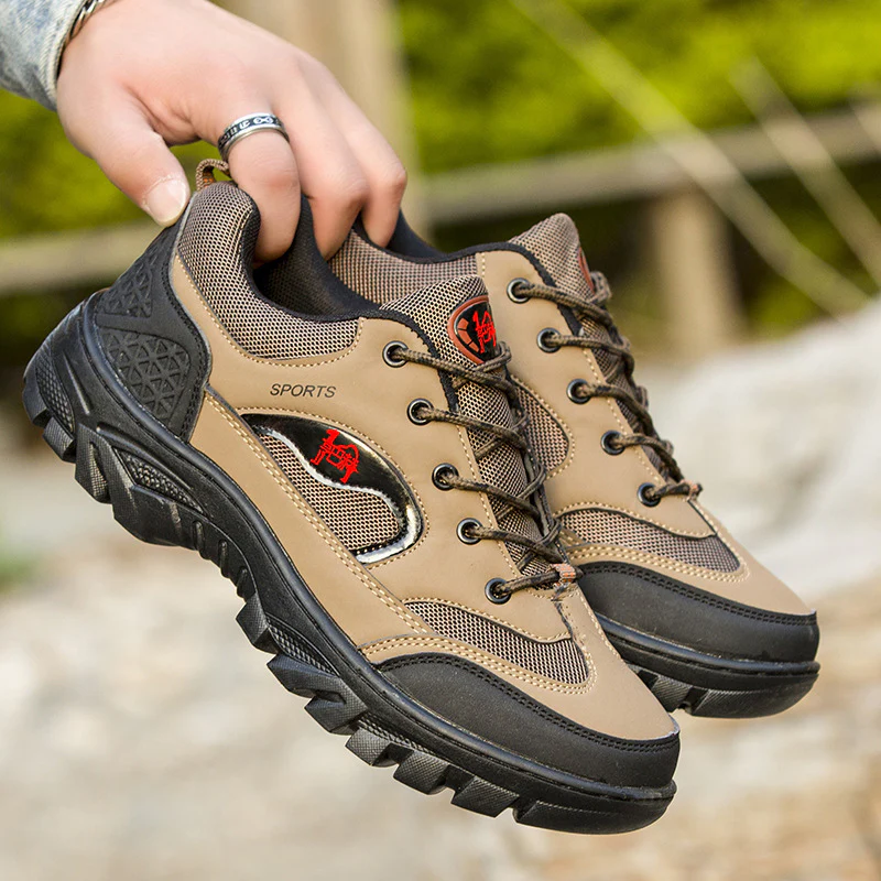 Herren Sportliche Trekking-Sneakers mit rutschfester Sohle und atmungsaktivem Obermaterial Heidi Mode