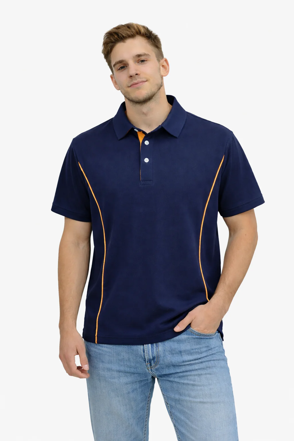 Herren Sportliches Poloshirt mit stylischen Akzenten Heidi-Mode - Image 2