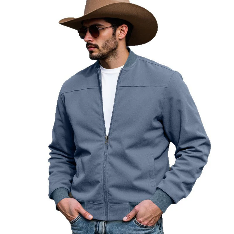 Herren Steppjacke mit strukturiertem Design und ribbed Bündchen Heidi-Mode - Image 5