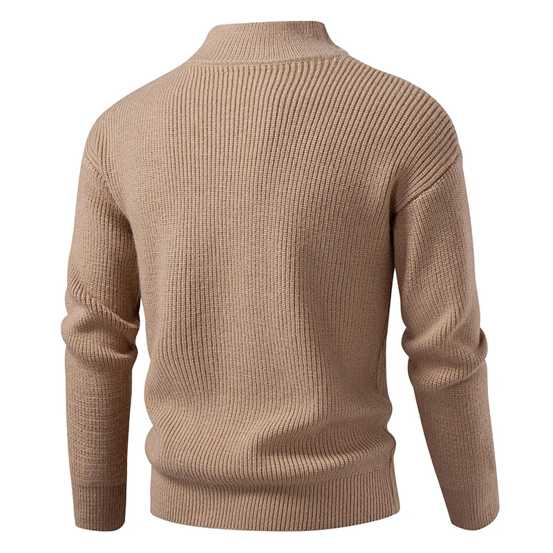 Herren Strickjacke mit hohem Kragen und durchgehender Reißverschluss Heidi-Mode - Image 7