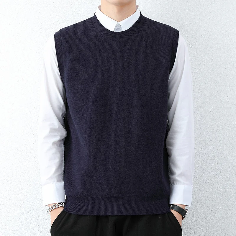 Herren Strickweste mit modernem Feinstrickmuster und bequemer Passform Heidi-Mode - Image 3