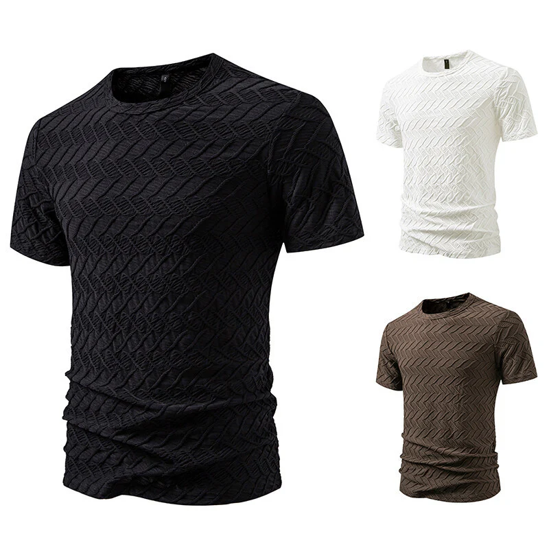 Herren Strukturiertes Kurzarmshirt mit modernem Design Heidi-Mode - Image 3