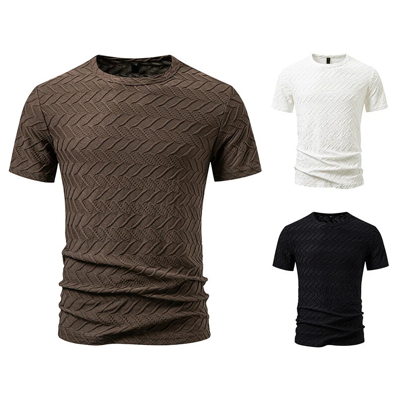 Herren Strukturiertes Kurzarmshirt mit modernem Design Heidi-Mode - Image 4