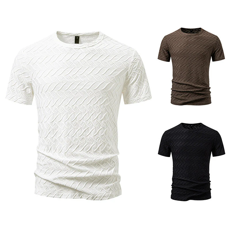 Herren Strukturiertes Kurzarmshirt mit modernem Design Heidi-Mode - Image 5