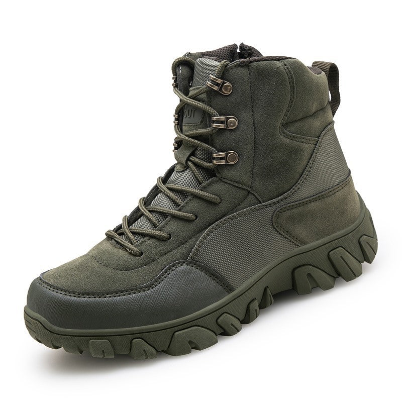 Herren taktische Wanderstiefel mit rutschfester Sohle und wasserabweisendem Obermaterial Heidi Mode - Image 2