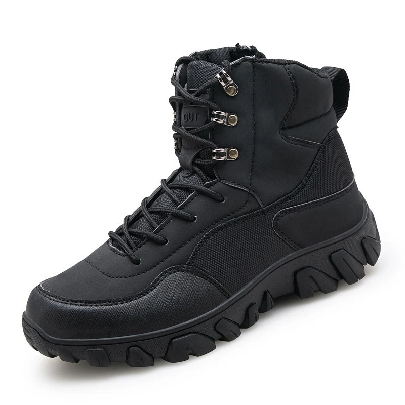 Herren taktische Wanderstiefel mit rutschfester Sohle und wasserabweisendem Obermaterial Heidi Mode - Image 4