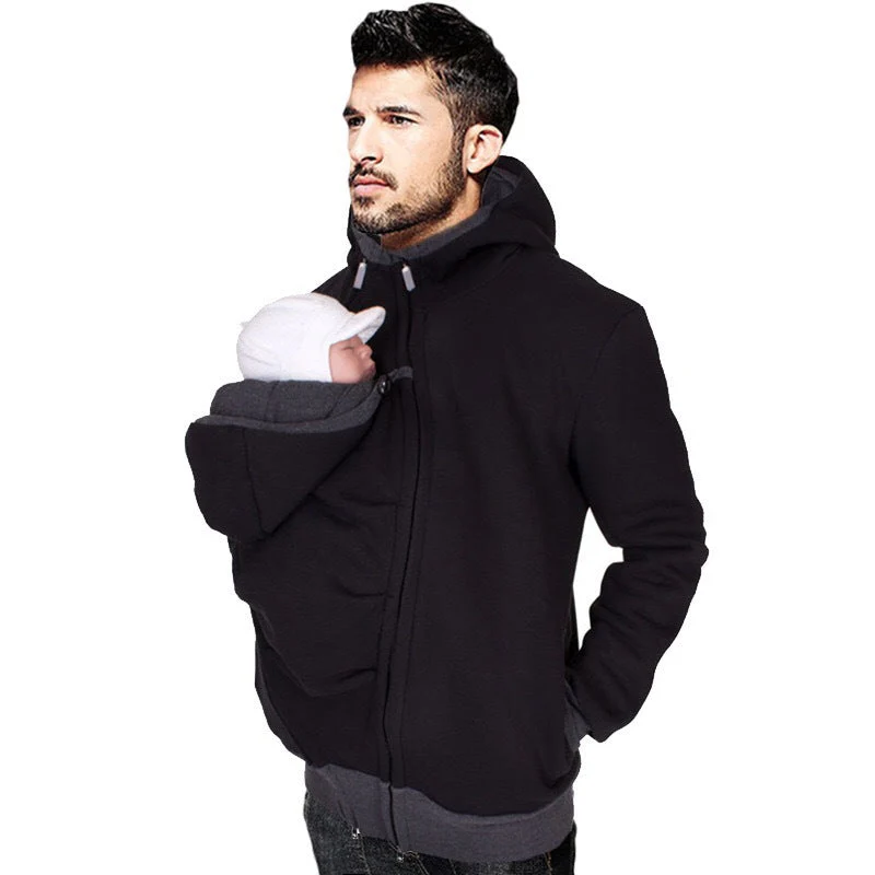 Herren Tragbare Jacke mit Baby-Tragefunktion Heidi-Mode - Image 2