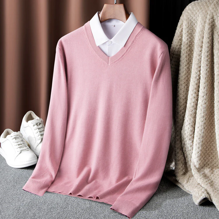 Herren V-Ausschnitt Pullover Heidi-Mode - Image 4