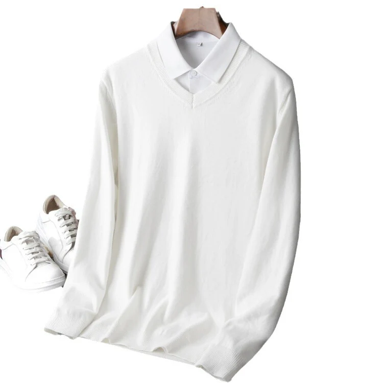 Herren V-Ausschnitt Pullover Heidi-Mode - Image 5