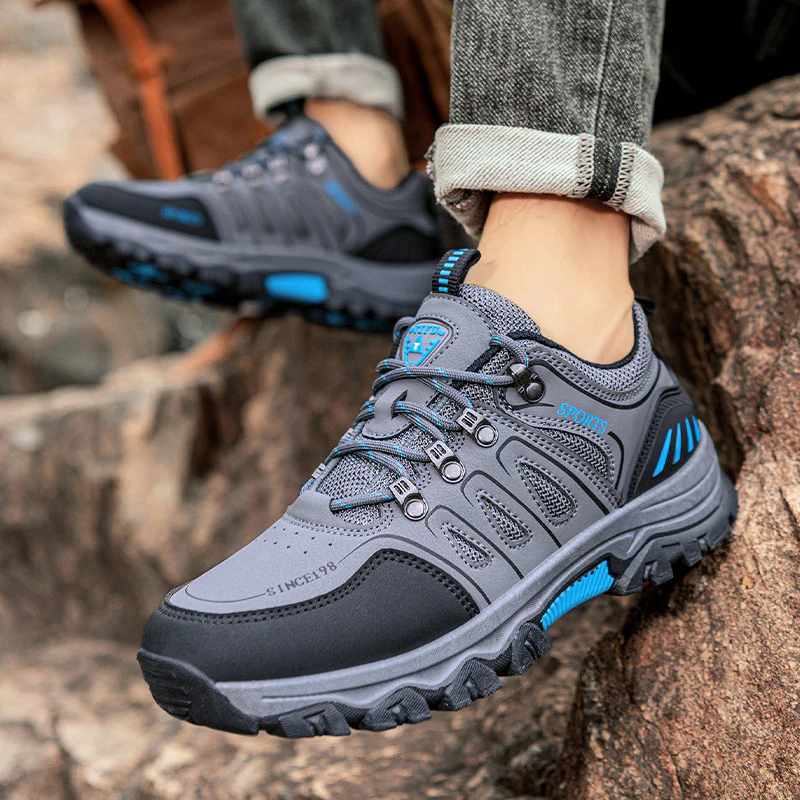 Herren Wanderschuhe mit rutschfester Profilsohle und atmungsaktivem Obermaterial Heidi Mode - Image 3