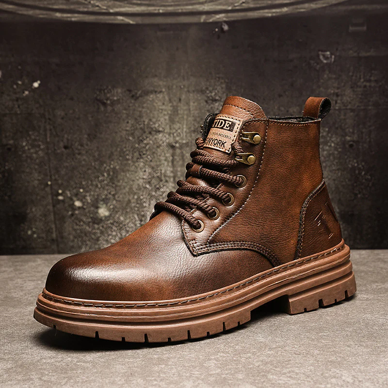 Herren Winterstiefel mit strapazierfähigem Obermaterial und rutschfester Sohle Heidi Mode - Image 3