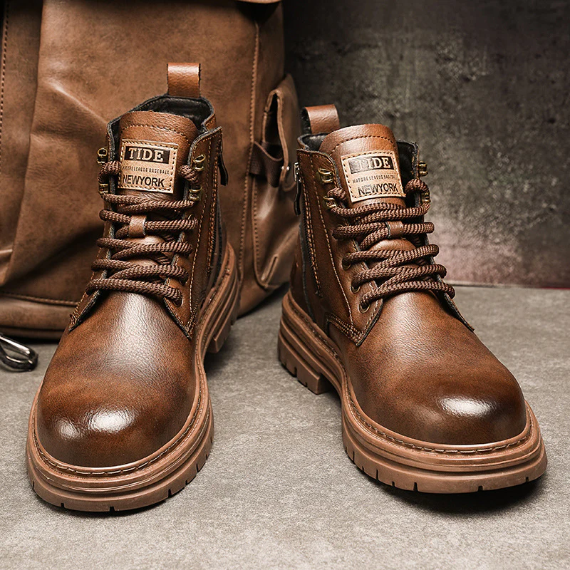 Herren Winterstiefel mit strapazierfähigem Obermaterial und rutschfester Sohle Heidi Mode - Image 4