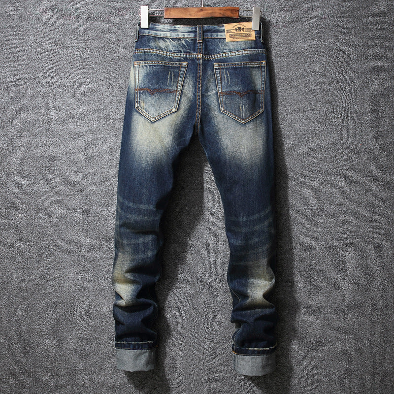Herren Zerrissene Denim-Jeans mit lässigem Schnitt Heidi-Mode - Image 2