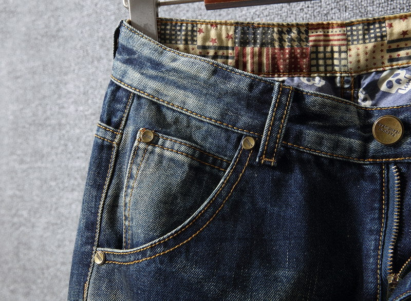 Herren Zerrissene Denim-Jeans mit lässigem Schnitt Heidi-Mode - Image 3