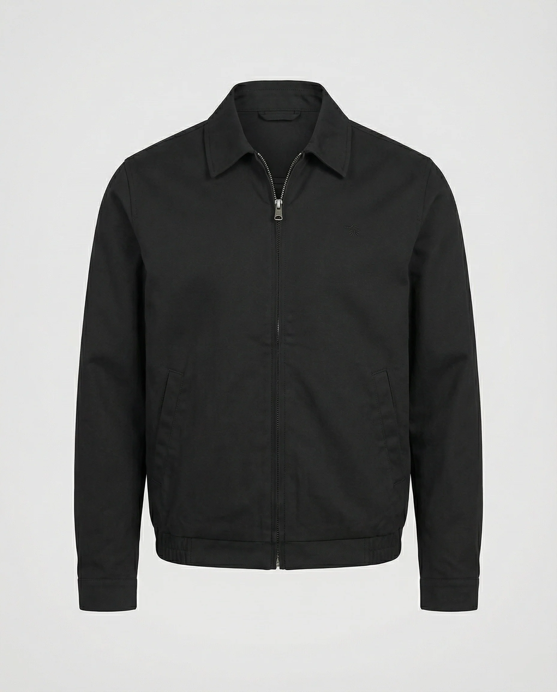 Kurze Herren Admin-Jacke im British Style mit Polstern Grau - Image 5