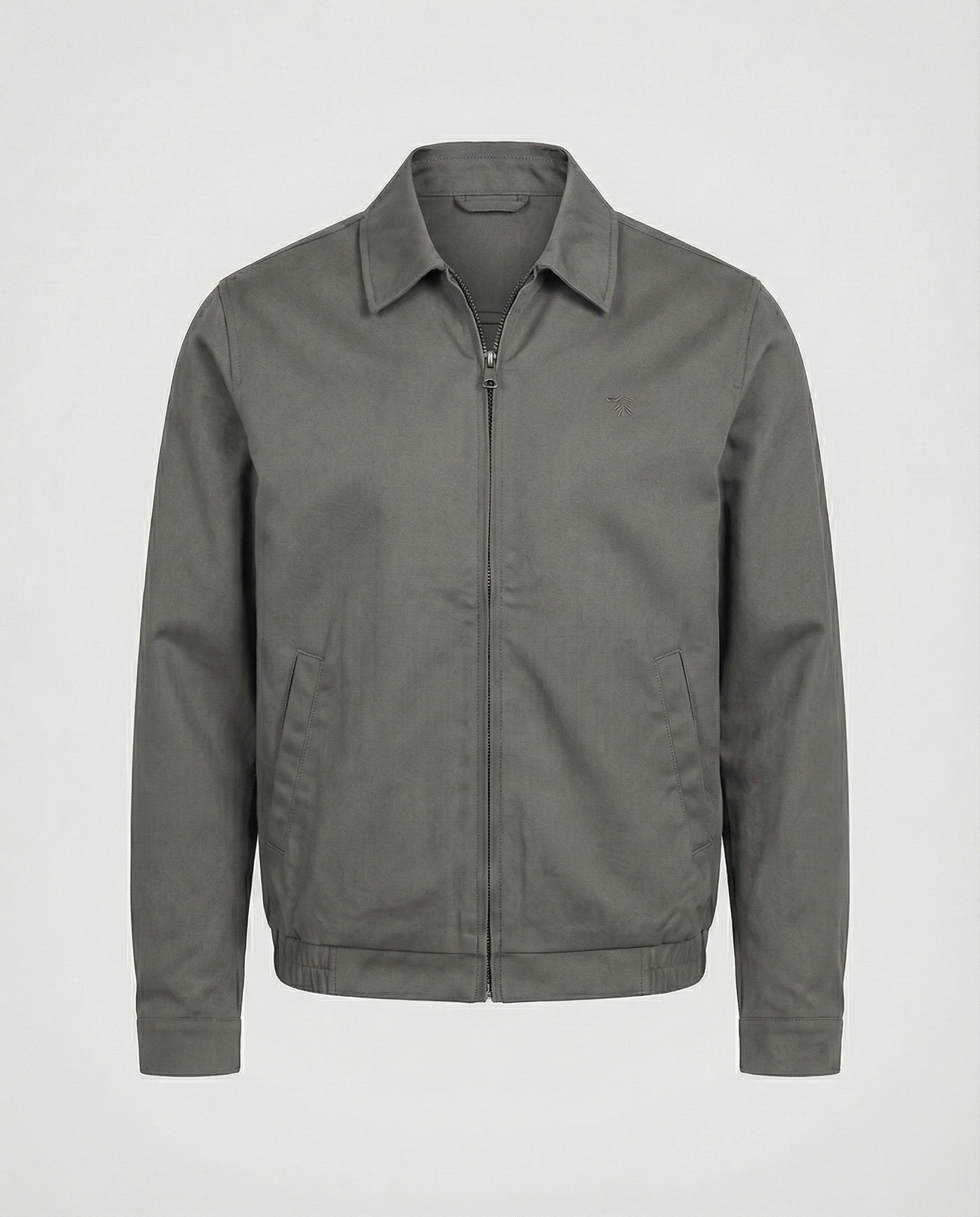 Kurze Herren Admin-Jacke im British Style mit Polstern Grau - Image 6