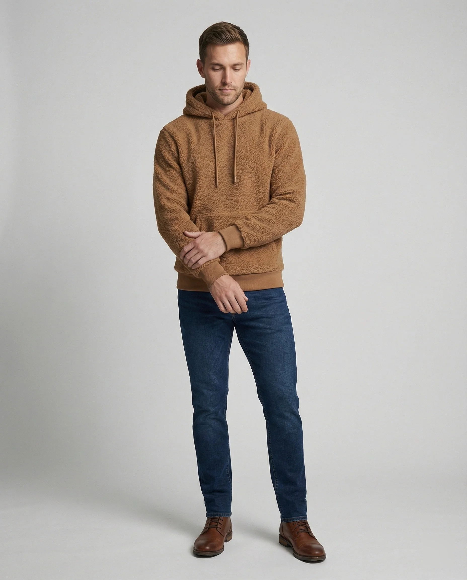 Kuscheliger Teddy Pullover Herren - Image 2