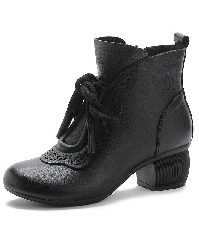 Damen Schnürstiefel mit Reißverschluss Heidi Mode - Image 3