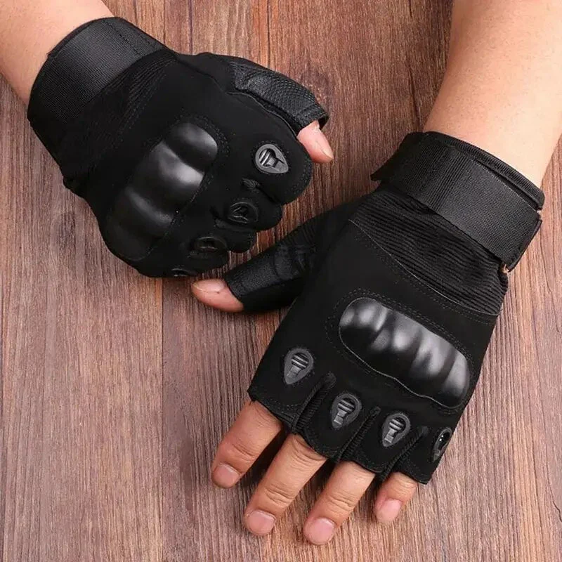 Tactical Hard Knuckle Half Finger Handschuhe Heidi Mode