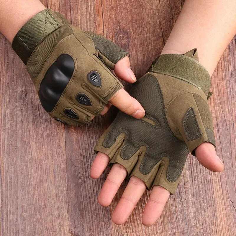 Tactical Hard Knuckle Half Finger Handschuhe Heidi Mode - Image 2