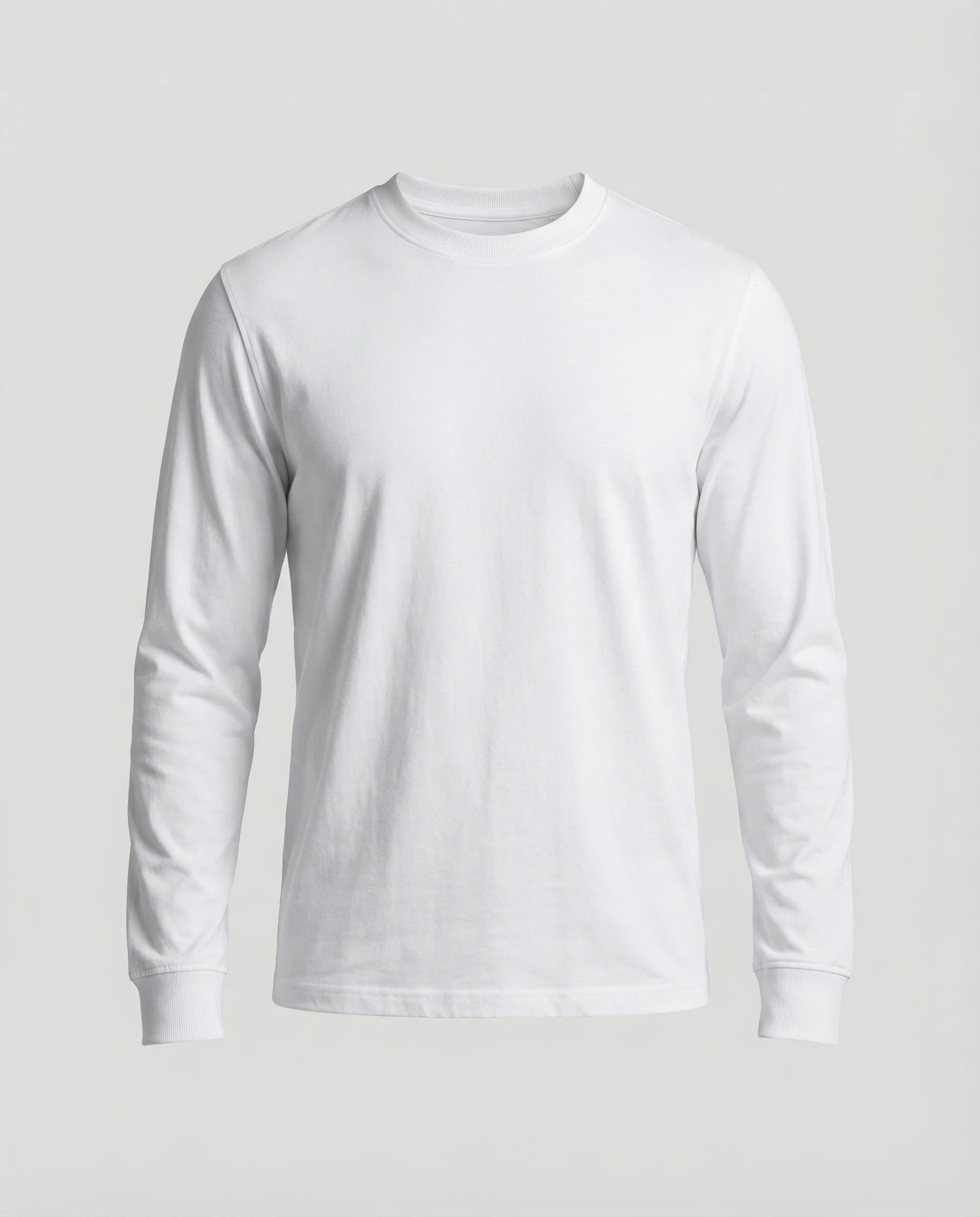 Lässiges Baumwoll Langarmshirt Weiß Oversize T-Shirt für coole Urban Styles - Image 4