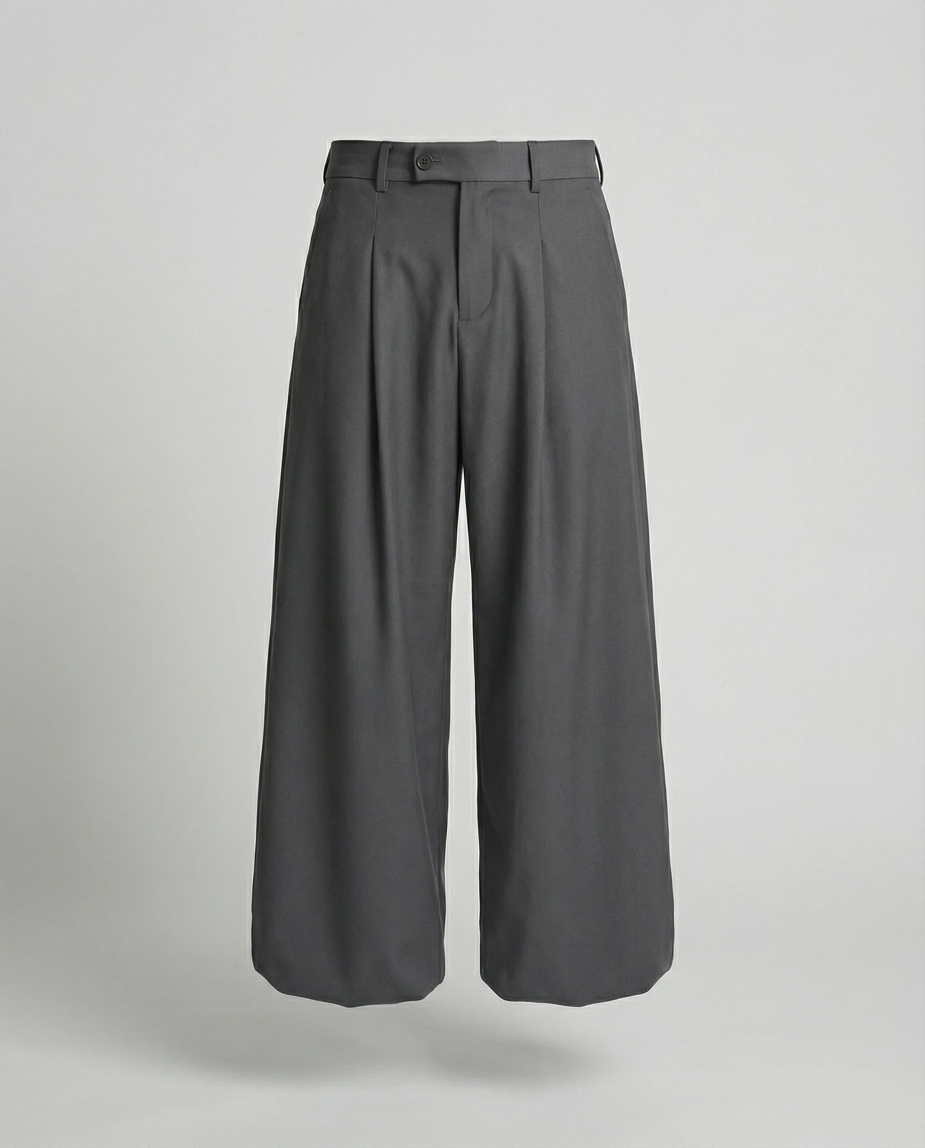 Lockere Oversize Herren Stoffhose Casual Streetwear Weites Bein Unisex - Image 5