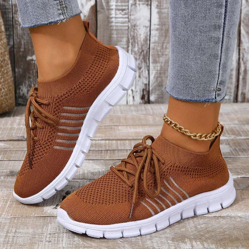Frauen Freizeit Sneaker Atmungsaktives Netz Heidi Mode - Image 4