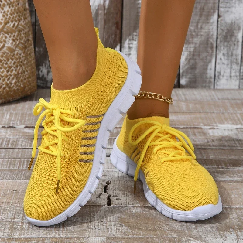 Frauen Freizeit Sneaker Atmungsaktives Netz Heidi Mode - Image 6