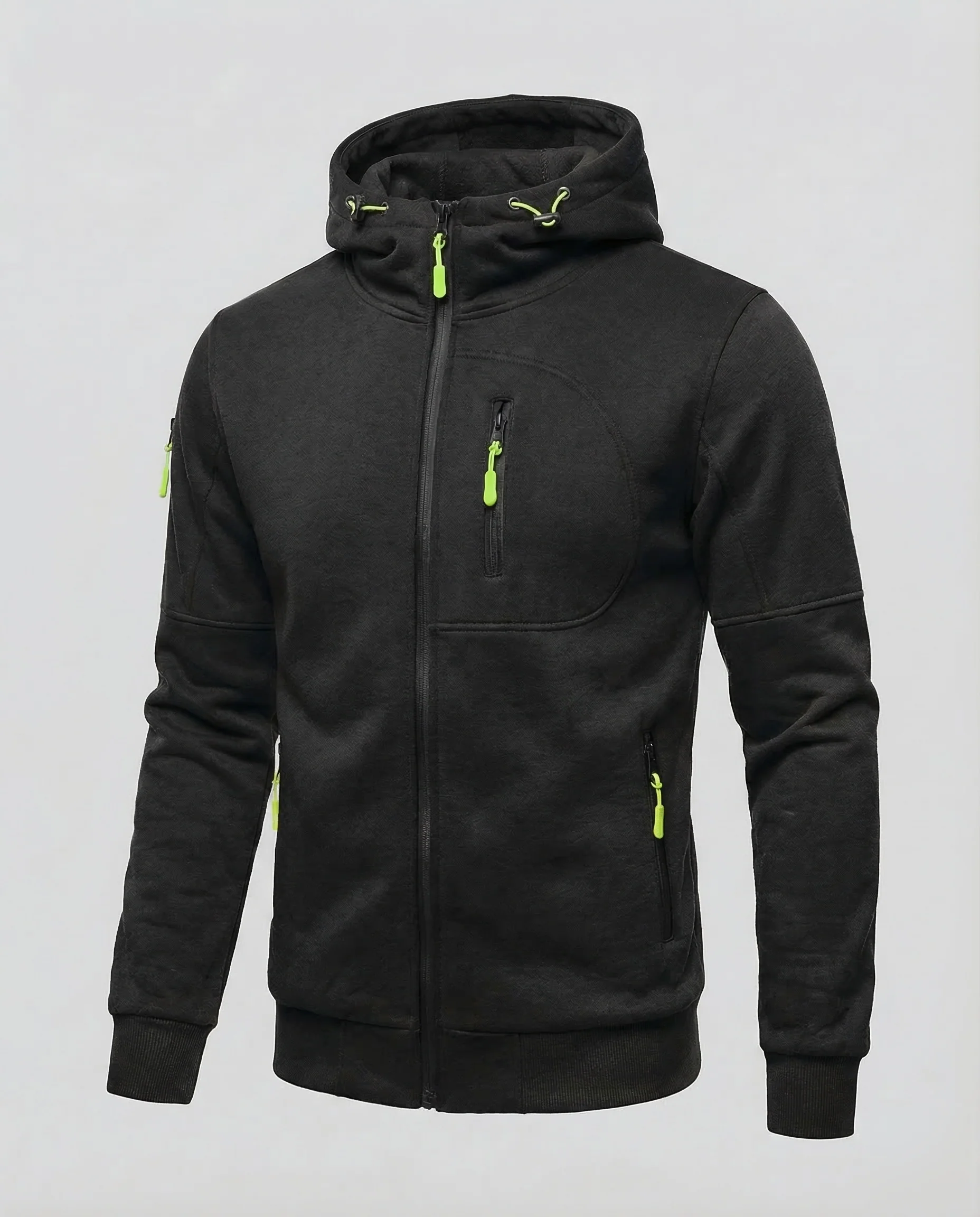 Herren Polyester Hoodie mit Reißverschluss | Heidi-Mode - Image 6