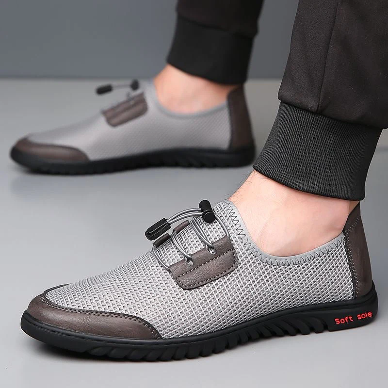 Herren Leichte Atmungsaktive Mesh Slip-On Sneaker mit Ergonomischer Passform Heidi-Mode - Image 2