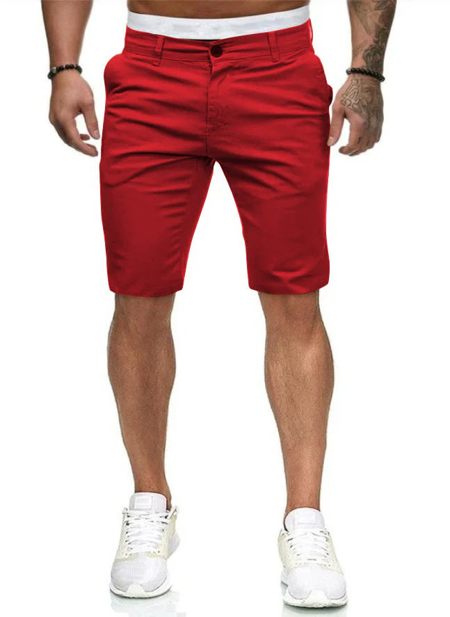 Herren Chino Stil Freizeit Shorts Heidi-Mode - Image 8