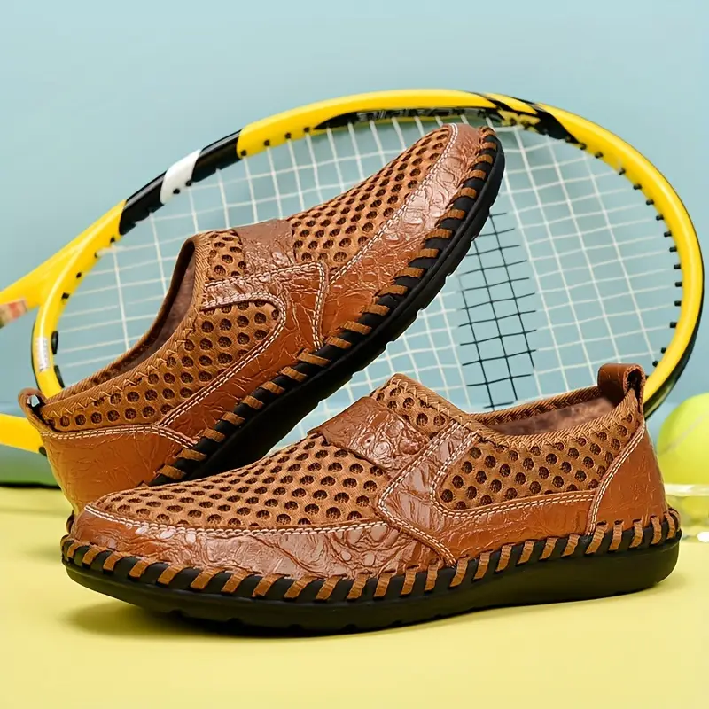Herren Sandalen aus Mesh mit festen Nähten Heidi Mode