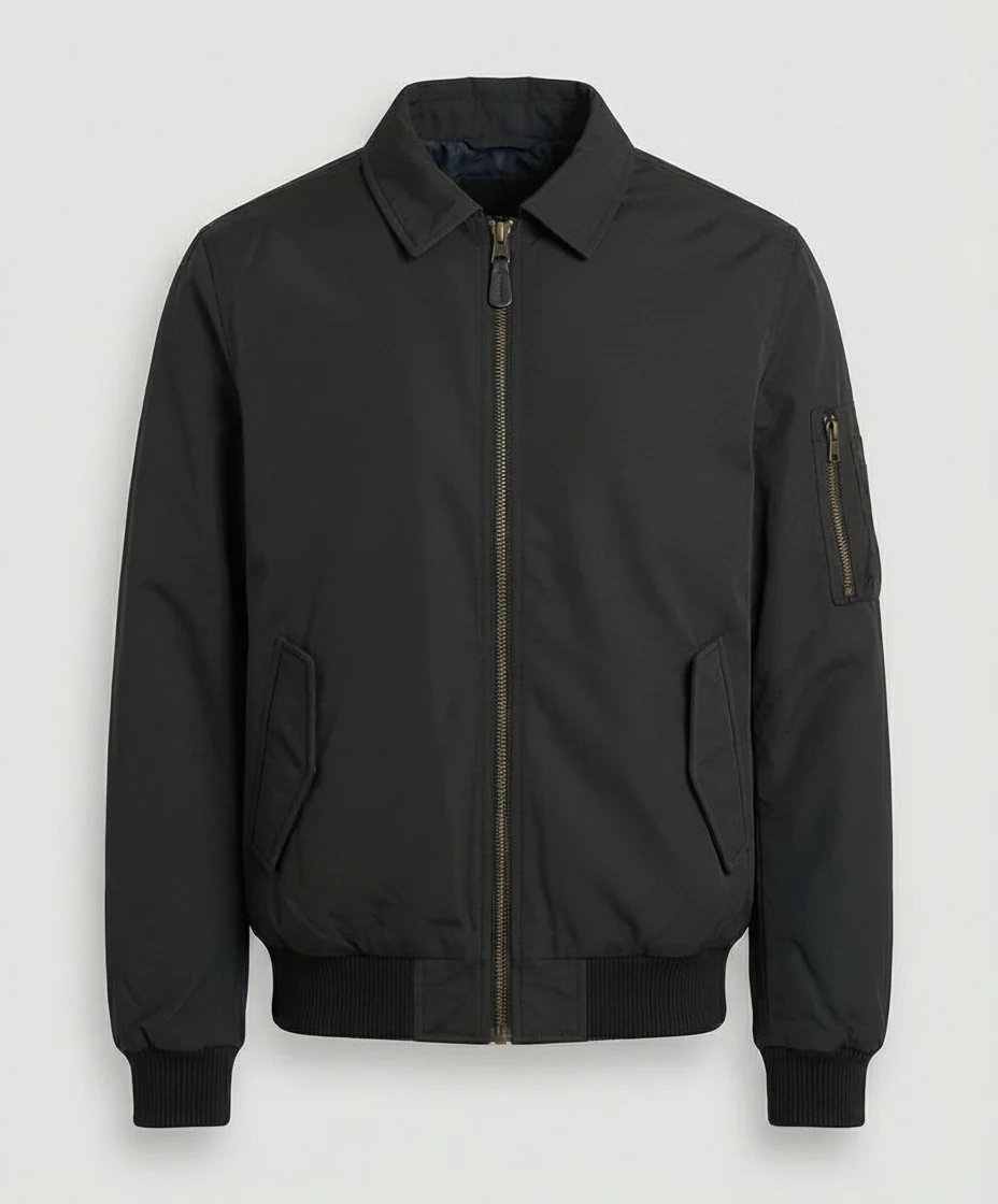 Retro Bomberjacke Cleanfit Style Gefüttert Kurz & Breit - Image 6