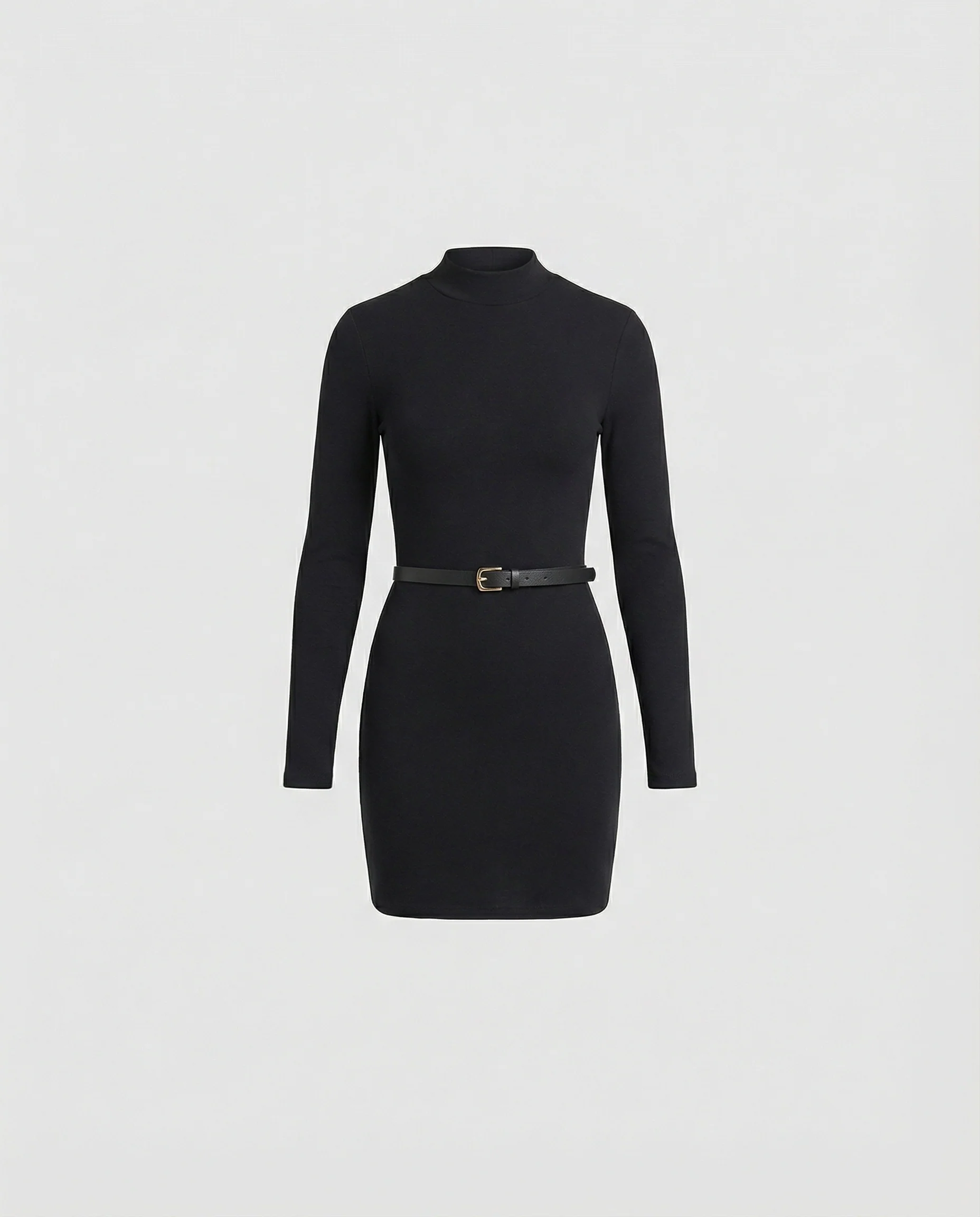 Sexy Langarm Minikleid Figurbetontes Kleid für Party Abende - Image 4