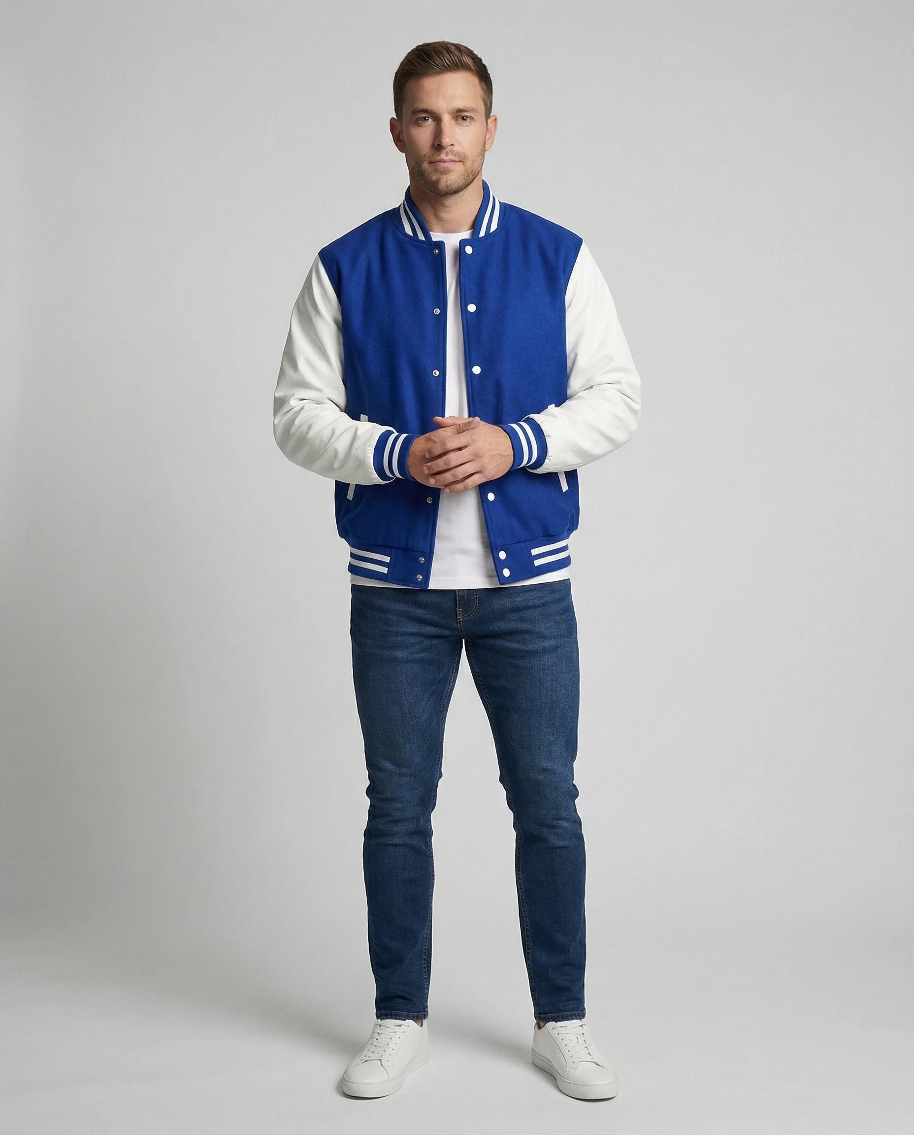 Sportliche Collegejacke Herren - Image 2