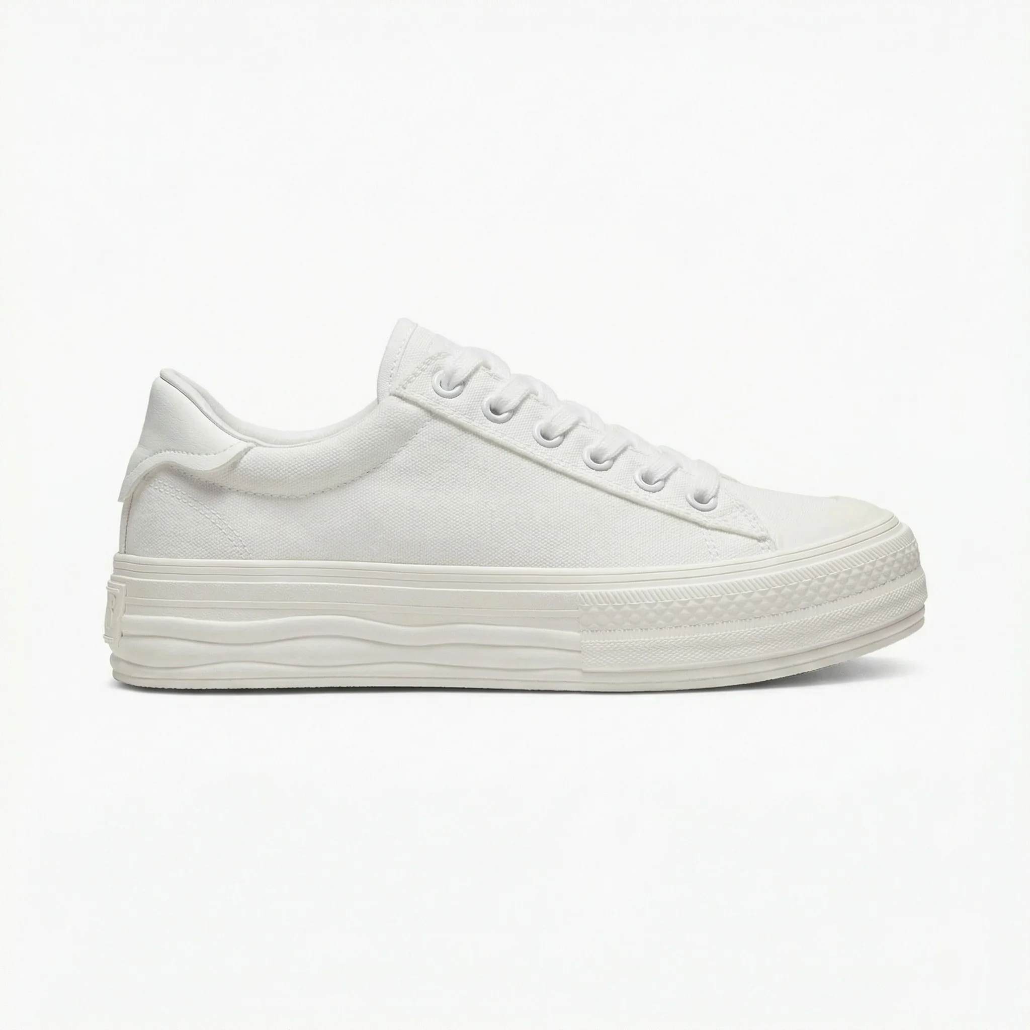 Stilvolle Weiße Damen Canvas Sneaker Bequeme Stoffschuhe für jeden Rock - Image 5