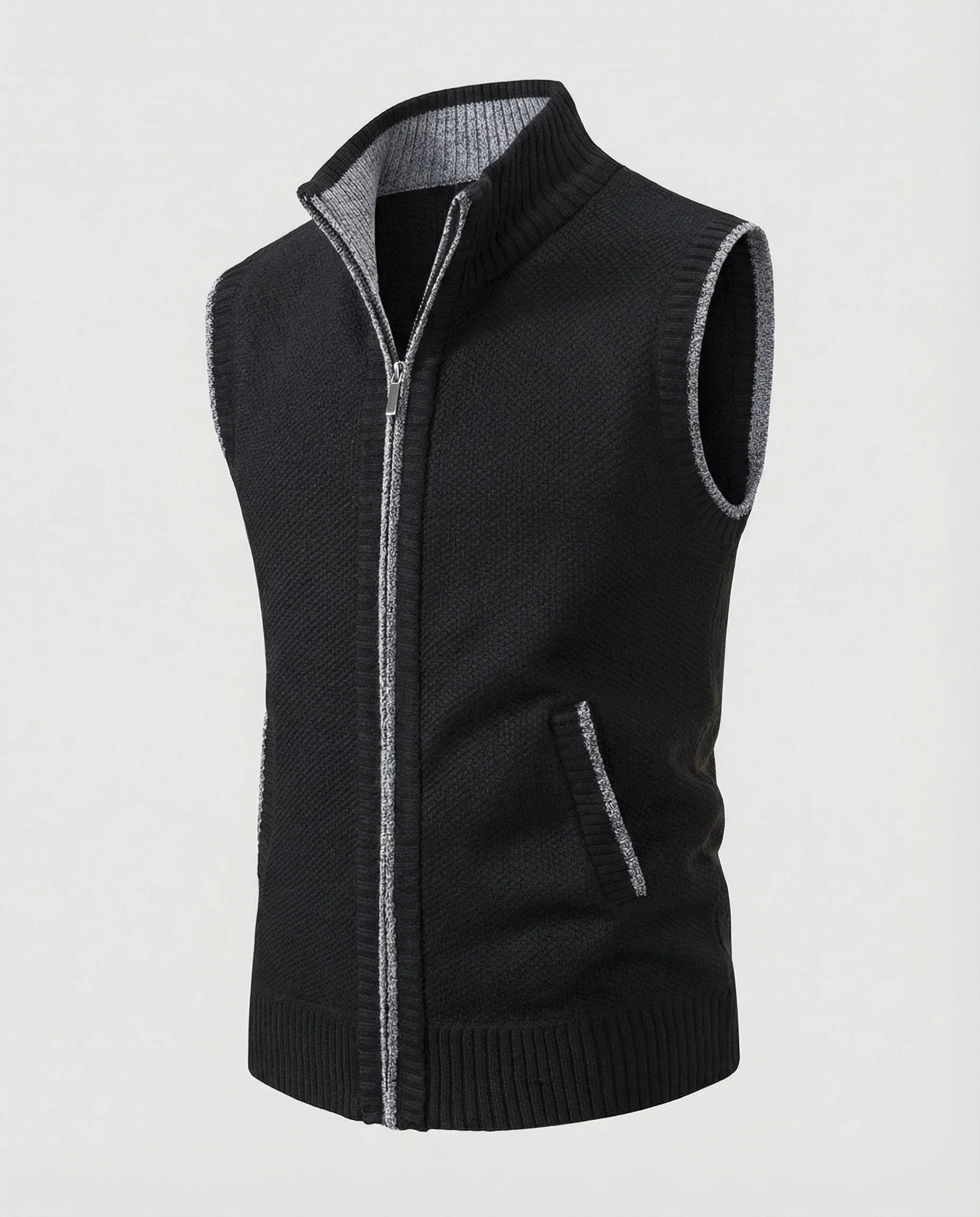 Strickweste Reißverschluss Herren - Image 6